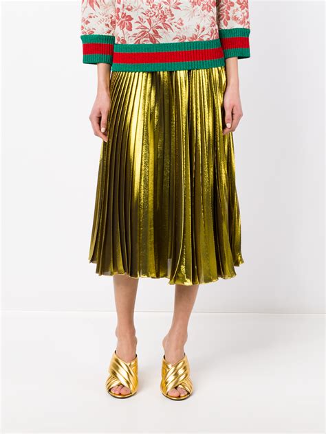 gucci gold skirt|gucci skirts women.